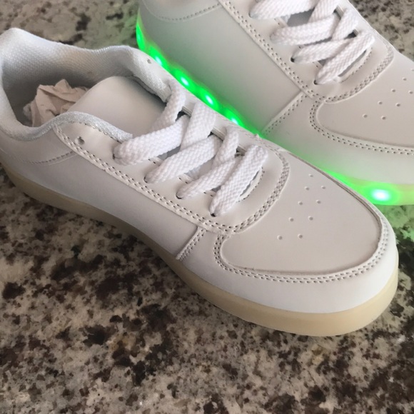 LED running shoes white - Picture 6 of 8